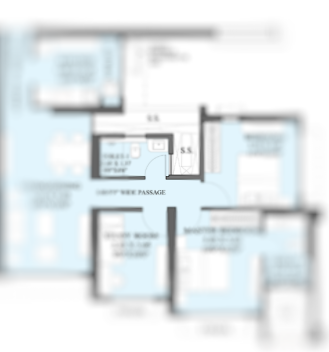 Tata Orbis Ghansoli 3BHK Plan